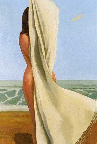 DAVID INSHAW Woman, Towel and Wave, 1995-96