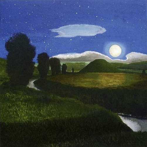 DAVID INSHAW Silbury Hill in the Moonlight, 2008