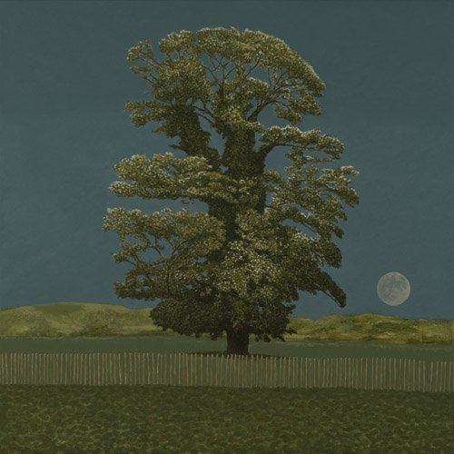 DAVID INSHAW Tree and Moon, 2012